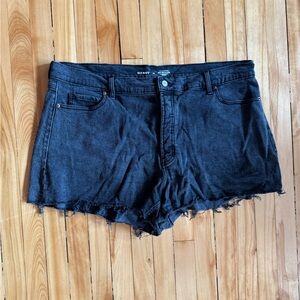 Button fly Jean shorts